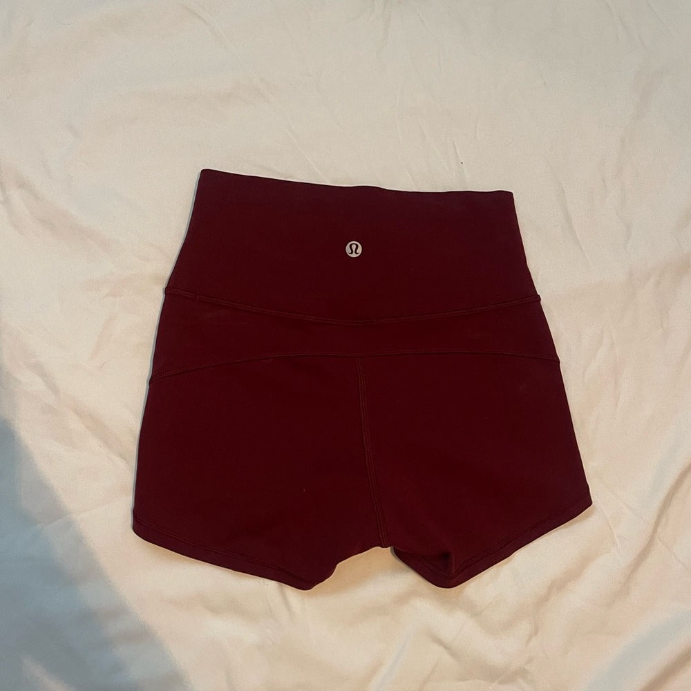 Lululemon Align High-Rise Short 2.5” Wine Size 4